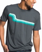 Slow Wave Graphic Tee - Asphalt