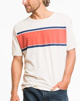 Seam to Stripe Graphic Tee