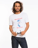 Weekend Warrior Graphic Tee - White