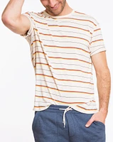 Beach Boys Retro Stripe Tee - Natural