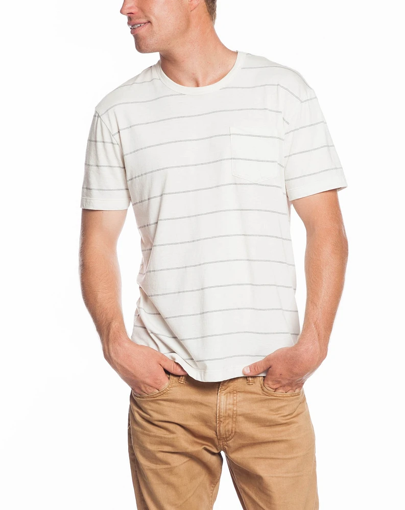 Harrison Striped Crew - Natural