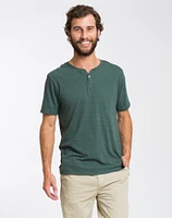 Shortsleeve Henley - Pine Grove