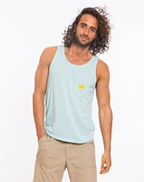 Reflective Sun Pocket Tank - Eggshell