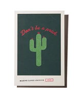 Don't Be a Prick Postcard