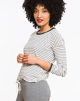 BEA STRIPED LONGSLEEVE CREW