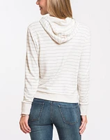 Double Knit Cowlneck Hoodie