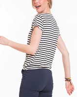 Darby Striped Painters V-Neck