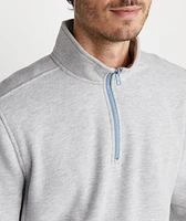 Quarter Zip Sweatshirt Light Heather Grey