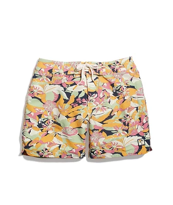 Coronado Board Short Vintage Floral Print