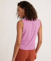 Hemp Cotton Tank Violet