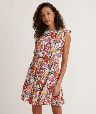 Laney Mini Dress Tropical Floral