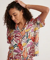 Lucy Resort Shirt Tropical Floral