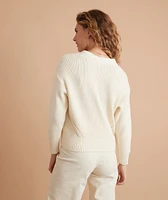 Robin Crop Cardigan Ivory