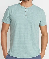 Shortsleeve Henley Surf Green