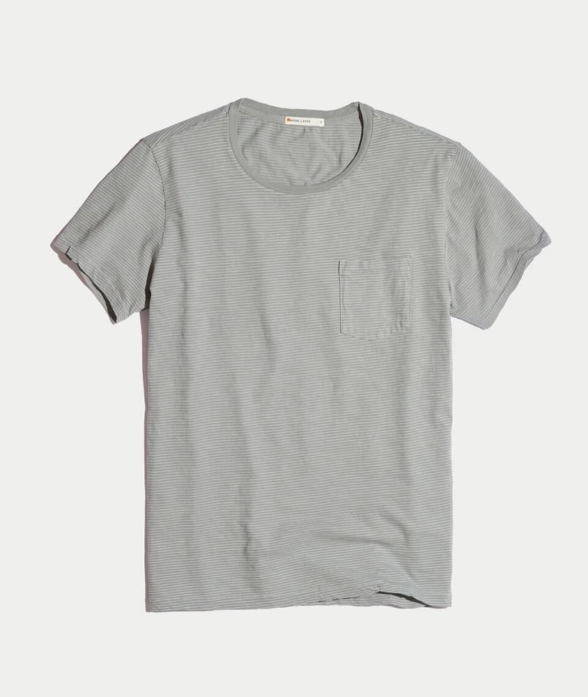 Signature Pocket Tee Moss