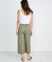 Spruce Wide Leg Pant Dusty Olive