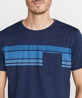 Sunset Stripe Pocket Tee