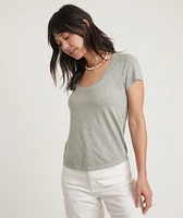 Scoop Neck Tee Vetiver