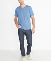 Signature V-neck True Denim