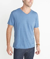 Signature V-neck True Denim