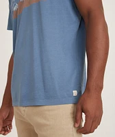 Signature Crew Graphic Tee China Blue
