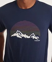 Signature Crew Graphic Tee Black Iris
