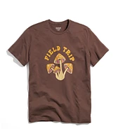 Signature Crew Graphic Tee Walnut