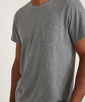 Saddle Hem Pocket Tee Monument