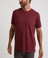 Signature Crew Tee Tawny Port