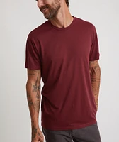 Signature Crew Tee Tawny Port