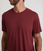 Signature Crew Tee Tawny Port