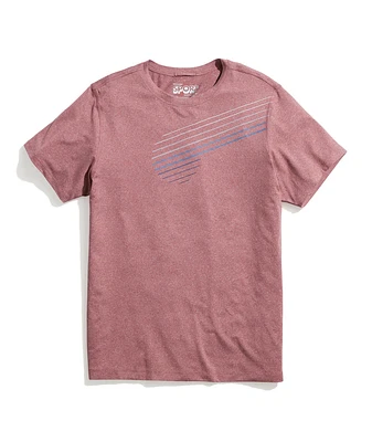 Sport Crew Graphic Tee Cordovan
