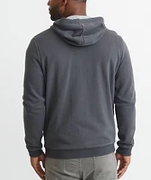 Signature Zip Lined Hoodie Dark Heather Grey