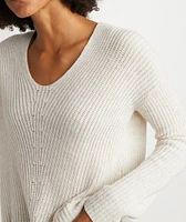 Elisa Pullover Winter White Heather