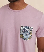 Signature Pocket Tee Mauve Shadows