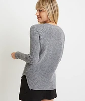 Delaney Pullover Mid Heather Grey