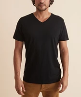 Signature V-Neck Tee Black