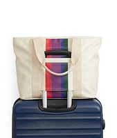 Tote in Natural/Bold Multi Stripe