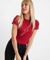 Electric Graphic Tee Biking Red