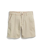 7" Stretch Twill Chino Short Faded Khaki