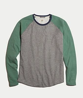 Baseball Raglan Heather Grey/Dark Ivy