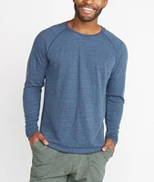 Double Knit Baseball Raglan Faded Aegean