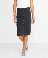 Blake Midi Skirt Faded Black