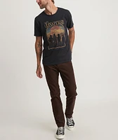 The Doors Unisex Tee Faded Black