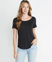 Boyfriend Pocket Tee - Black