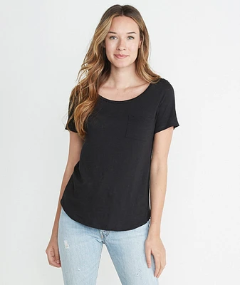 Boyfriend Pocket Tee - Black