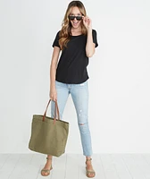 Boyfriend Pocket Tee - Black