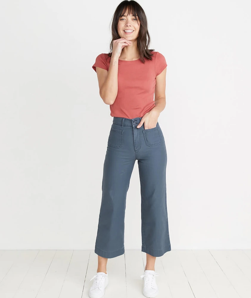 Bridget Wide Leg Pant Ink