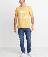 Bus Pocket Tee Yellow Ochre