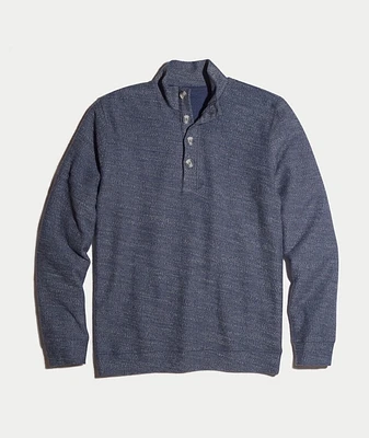 Clayton Pullover Navy Boucle